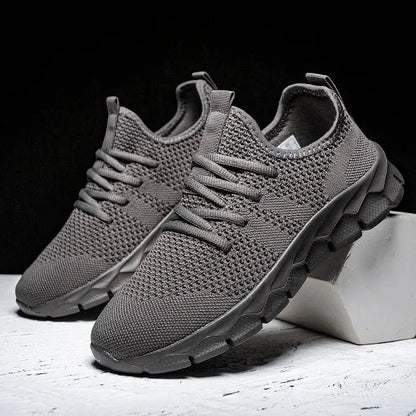 Men's casual sports shoes breathable summer light Soft sole comfort outdoor running shoes fashion student mesh plus size sneaker NovaCart