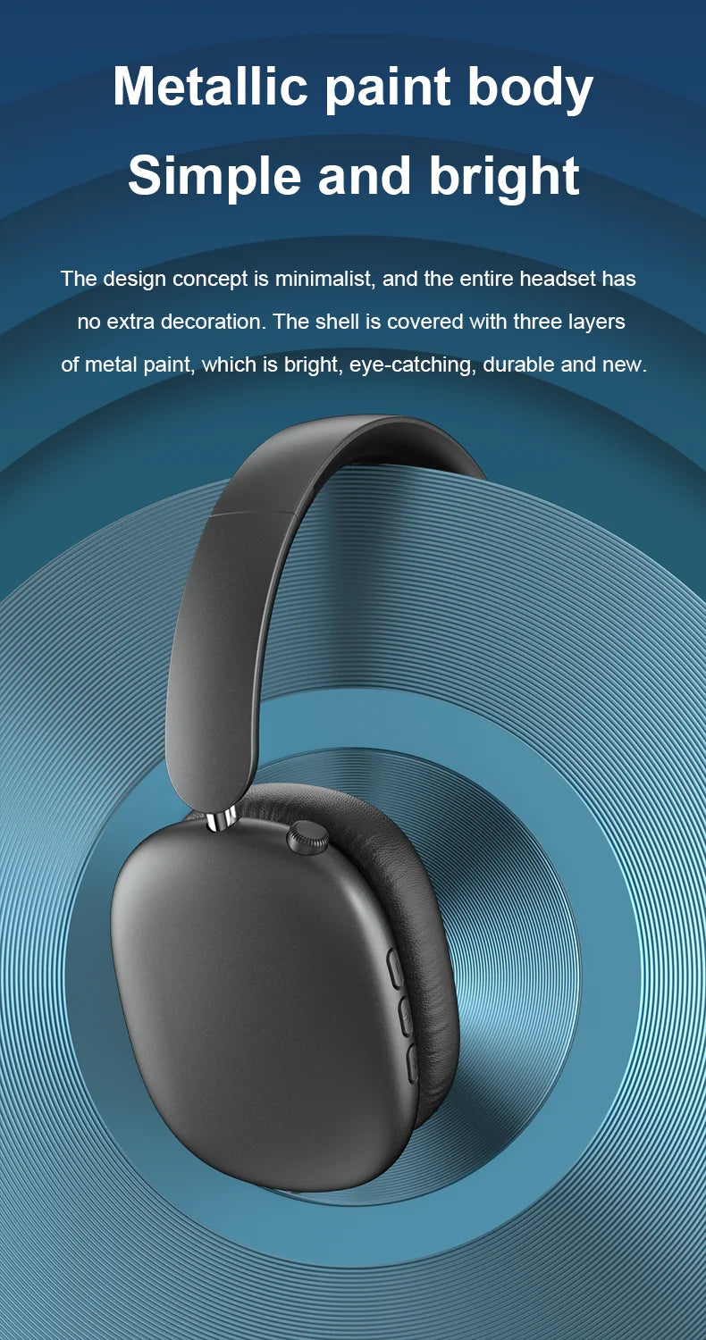 Newest ANC Max Bluetooth Headphone Active Noise Cancelling Wireless Earphone Over Ear Games Headphones ENC HD Mic Stereo Headset NovaCart