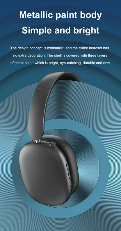 Newest ANC Max Bluetooth Headphone Active Noise Cancelling Wireless Earphone Over Ear Games Headphones ENC HD Mic Stereo Headset NovaCart