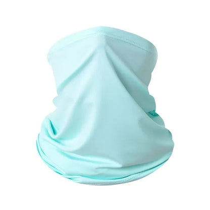 LOOGDEEL Sun Protection Bib Spring and Summer Motorcycle Neck Cover Sports Magic Bandana Riding Mask Full Face Outdoor Ice Silk Pi-Mart