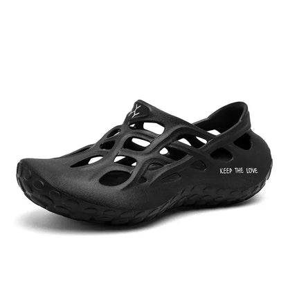Summer Men Sandals Light EVA Men's Casual Shoes Hole Shoes Clogs Lovers Home Garden Outdoor Male Beach Flat Slippers Big Size NovaCart