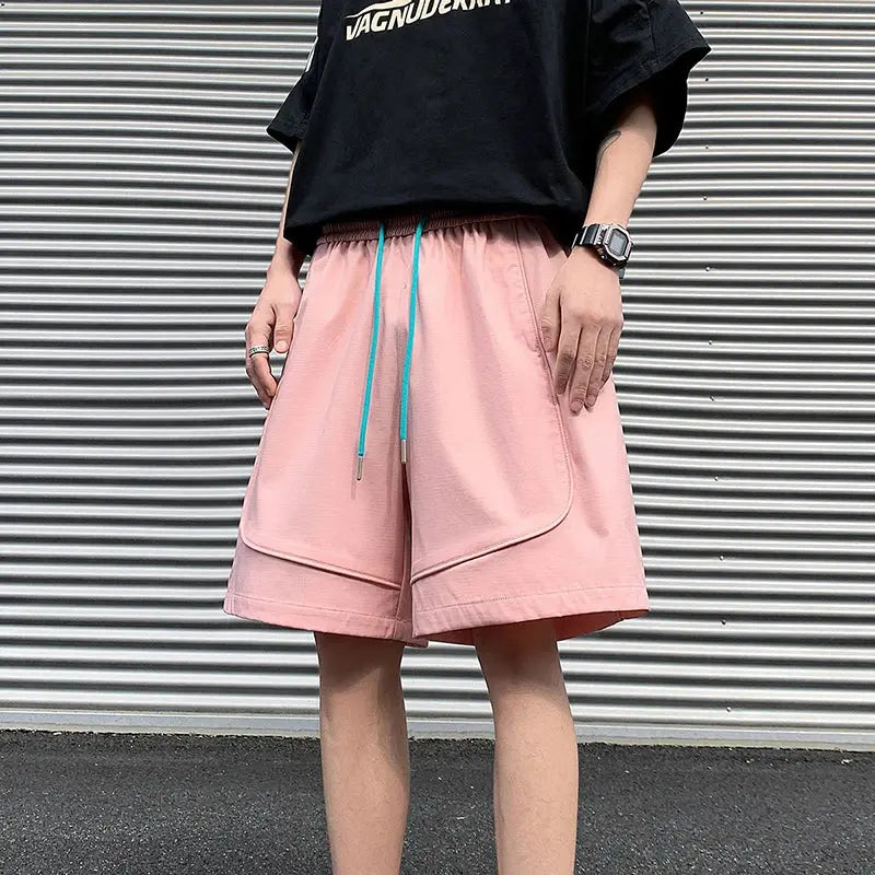 For 2026 Summer New Mens Casual Trouers Green Black Shorts Running Man Short Pants OverSize NovaCart