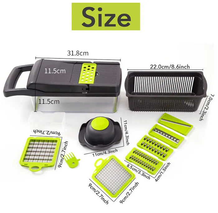 Vegetable Chopper Multifunctional Grater Cutter Kitchen Accessories Manual Fruit Slicer Potatos Shredders Cheese Onions Slicers NovaCart