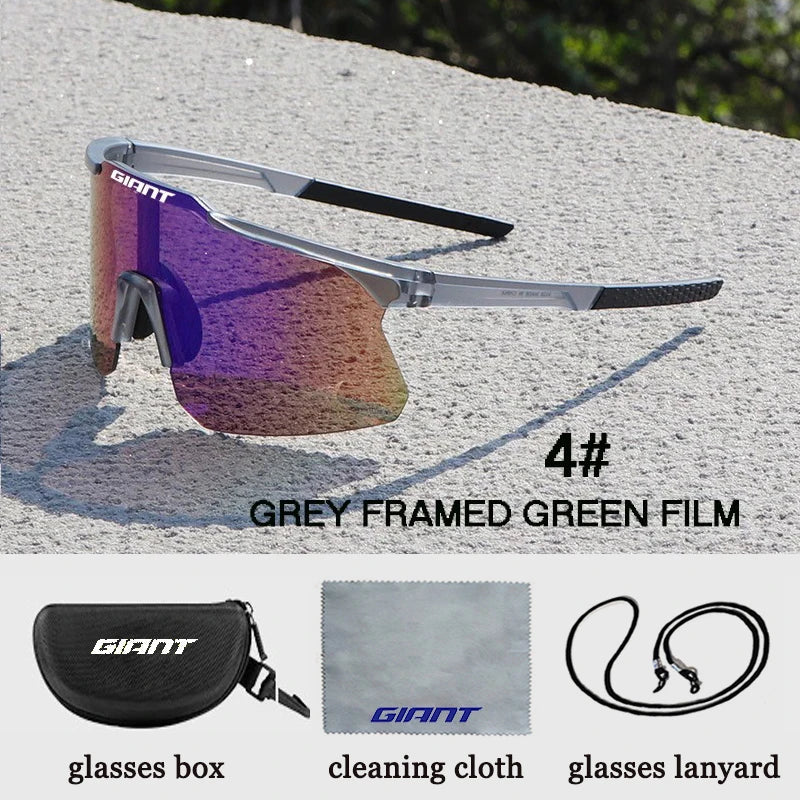 2025 giant new cycling Glasses UV400 Protection, Anti-Fog, Sports Sunglasses for Men Women with case Pi-Mart