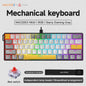 AJAZZ NK61 Wired Gaming Mechanical Keyboard 60% RGB Hot-Swappable 61 Keys Red Switch Mini Keyboard for Gamer PC Pi-Mart