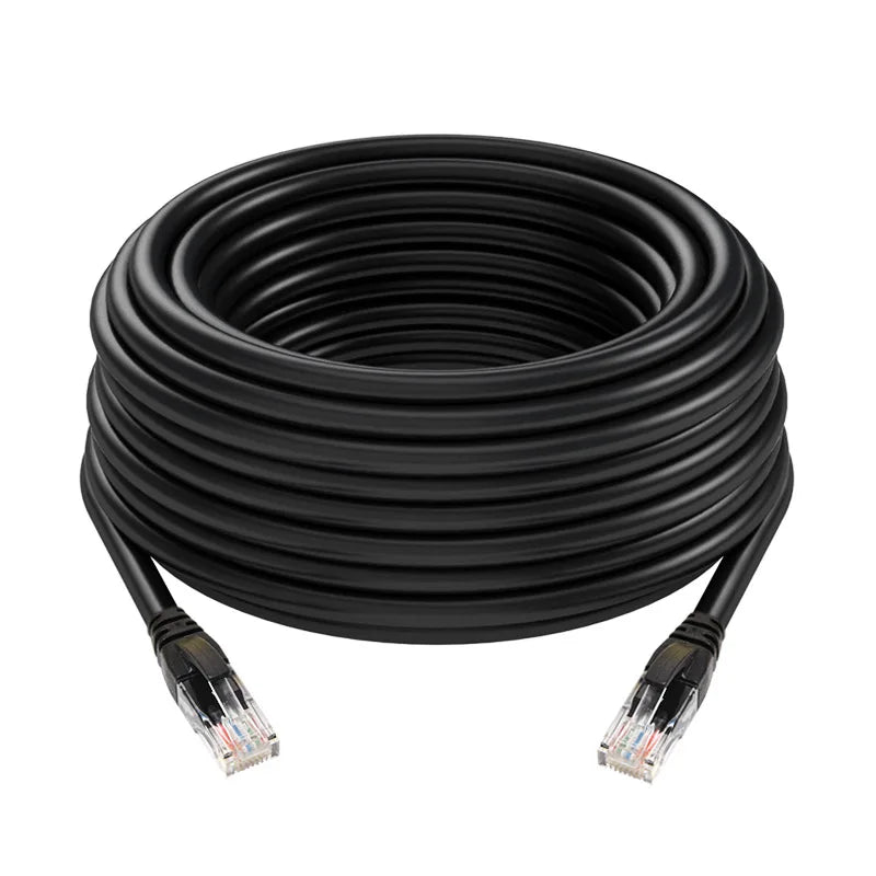 0.5/1/2/3/5/10/15/20/30/50M Cat6 Ethernet Cable RJ45 UTP 1000Mbps Network Cord LAN Wire Internet Lead Cord Router Computer Cable Pi-Mart