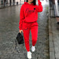 Women’s “Queen” Graphic 2-Piece Hoodie & Pants Tracksuit Set FitiqueFit