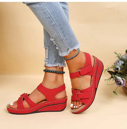 Shoes Women Sandals Fashion Wedge Ladies Shoes Party Women's Sandals Huaraches Elegant Footwear Zapatos De Mujer Female NovaCart