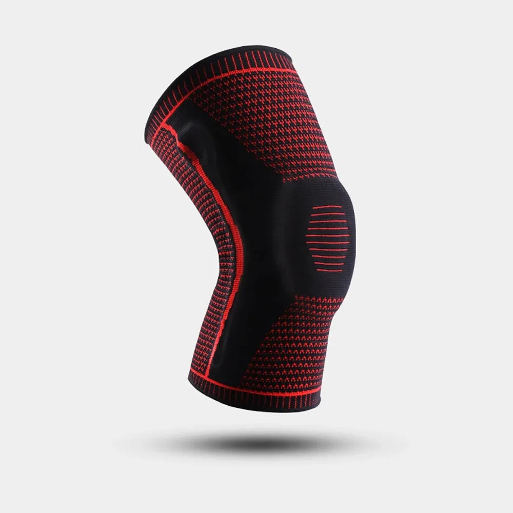 1PC Silicone Knee Pads Strap Patella Medial Support Meniscus Compression Knee Braces for Running Sport Knee Protection Pi-Mart