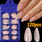 120Pcs 9-Colors French Fake Toenails Summer Short Sqaure Press On Toe Nails Tips Glossy Nude/Pink/Brown Full Cover False Toenail NovaCart