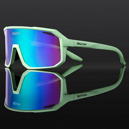 SCVCN New Cycling Glasses Bike Sunglasses Men UV400 Eyewear Outdoor Sports MTB Goggles Bicycle Women Riding Hiking Sunglasses Pi-Mart
