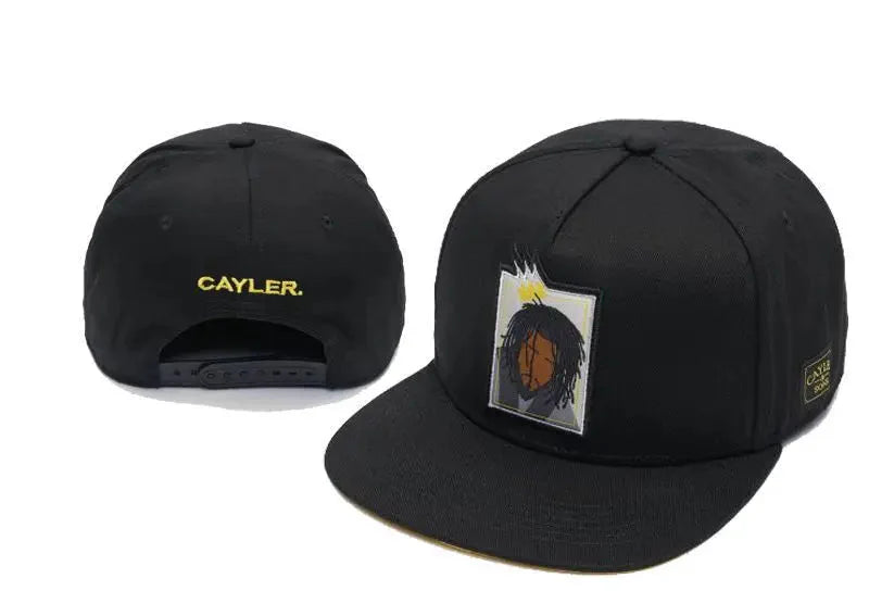 Classic Snapback Hat – Flat Bill Adjustable Baseball Cap FitiqueFit