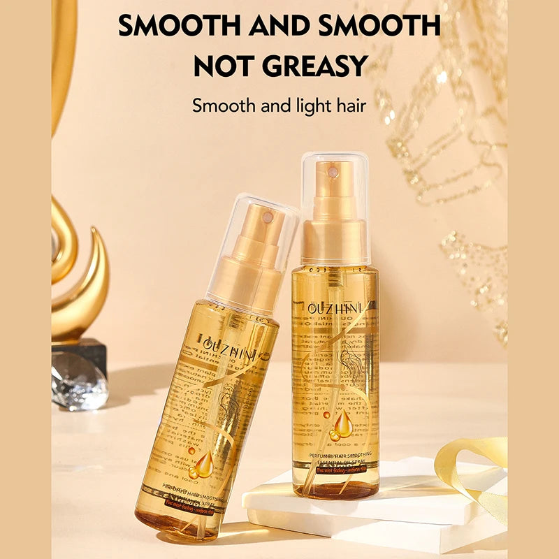 Hair Care Essential Oil Spray, Nourishing & Repair, Smooth Shiny Finish, Long-Lasting Fragrance, Easy Use for All Hair Types