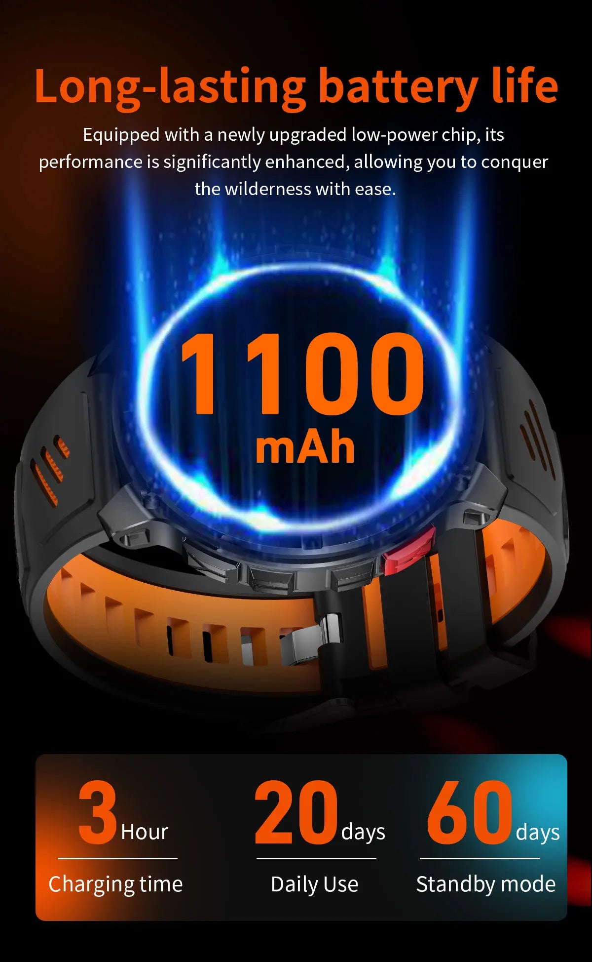 2026 New T-Rex3 Pro 1100mAh Battery Smart Watch GPS path 5ATM Waterproof Sports Run tracker Outdoors Compass Military Smartwatch NovaCart