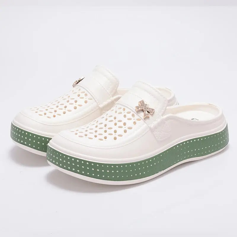 Eyriphy Size: 36-37 to 40-41 Women's Cave Shoes New Flat Slippers Beach Slippers Thick Soles Clogs Casual Slippers for Women Men NovaCart
