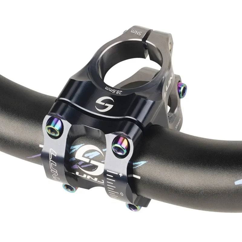 MTB Road Bike Stem CNC Mountain Bicycle Bridge Short Power 31.8mm High Strength Climbing Riser Pi-Mart