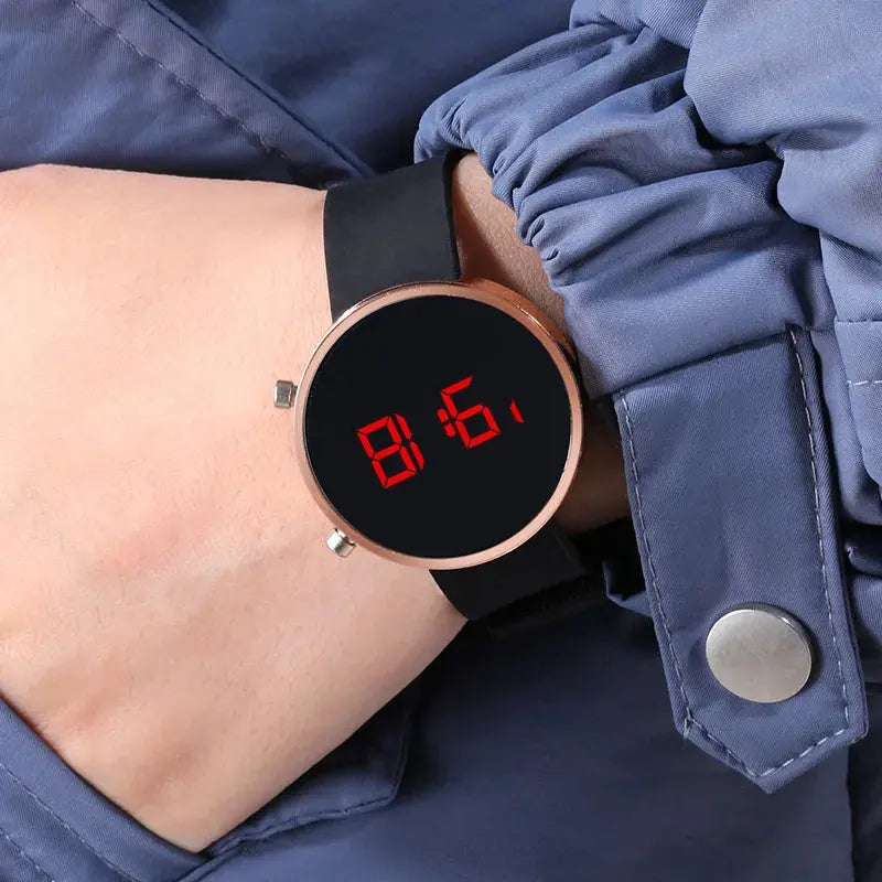 Fashion Digital Watch for Women Simple Men's LED Wrist Watch  Silicone Strap Casual Sports Ladies Watch Clock Gift Reloj Mujer NovaCart