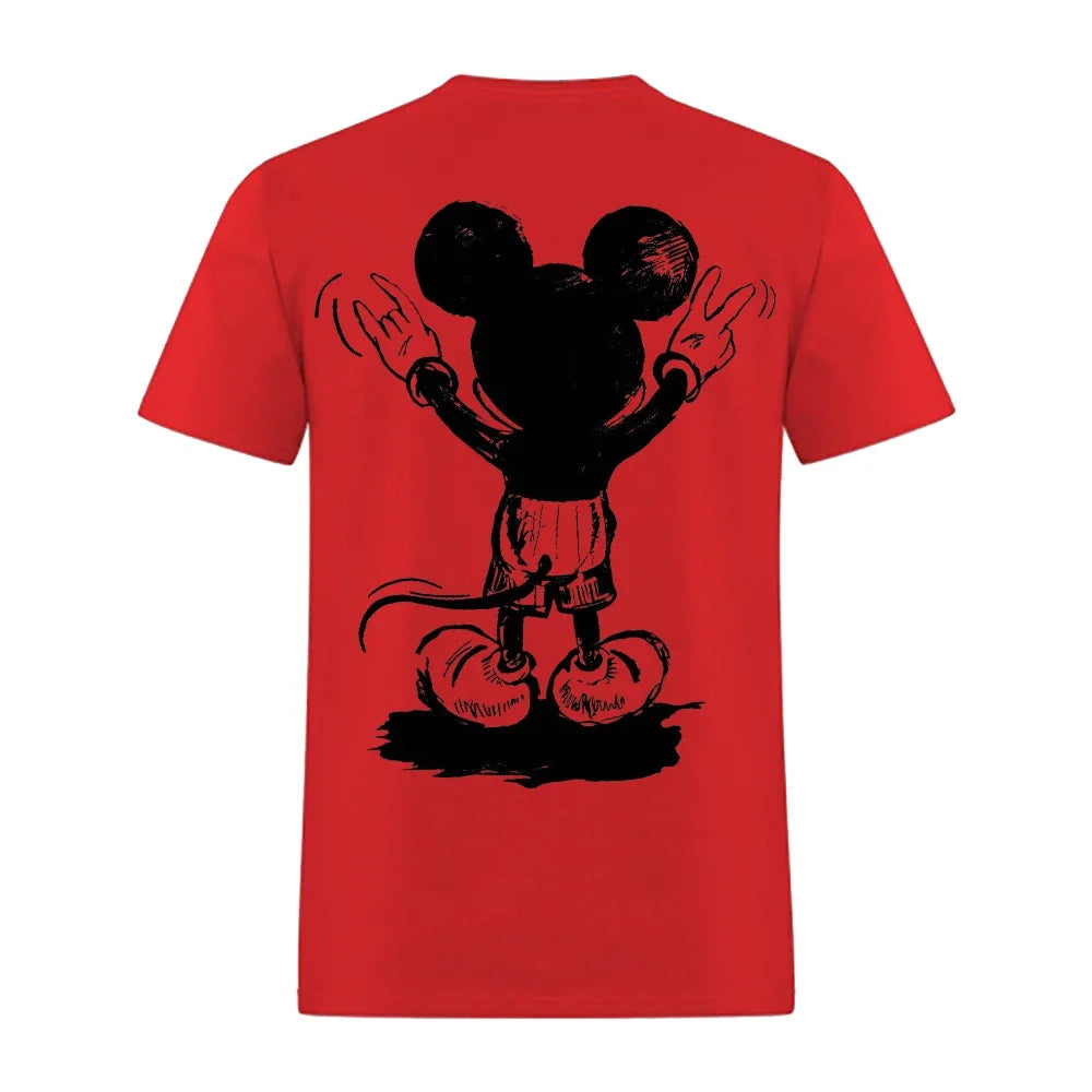 Mickey Mouse Men's Round Neck Short Sleeve T-Shirt Fashion For Summer Men Clothing Y2k Clothes Oversized Shirt New In Tops Tees NovaCart
