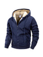 Winter Men's Zipper Jacket Fleece Warm Windproof Hoodies Heavyweight Cardigan Casual Sports Long Sleeve Sweatshirts Hooded Coat NovaCart