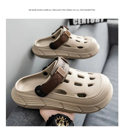 Men's Sandals Casual EVA Clogs for Men Summer Comfortable Garden Shoes Non-slip Wear-resistant Beach Slippers for Men 2025 New NovaCart