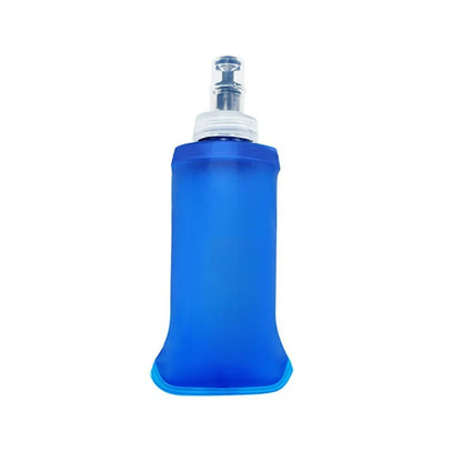 150ml/250ml/500ml Collapsible Silicone Water Bottle with Bite Valve, Outdoor Portable for Running Camping Hiking Travel Pi-Mart