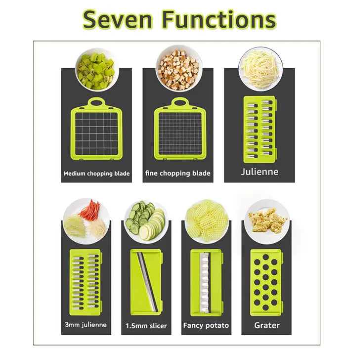 Vegetable Chopper Multifunctional Grater Cutter Kitchen Accessories Manual Fruit Slicer Potatos Shredders Cheese Onions Slicers NovaCart