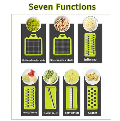 Vegetable Chopper Multifunctional Grater Cutter Kitchen Accessories Manual Fruit Slicer Potatos Shredders Cheese Onions Slicers NovaCart