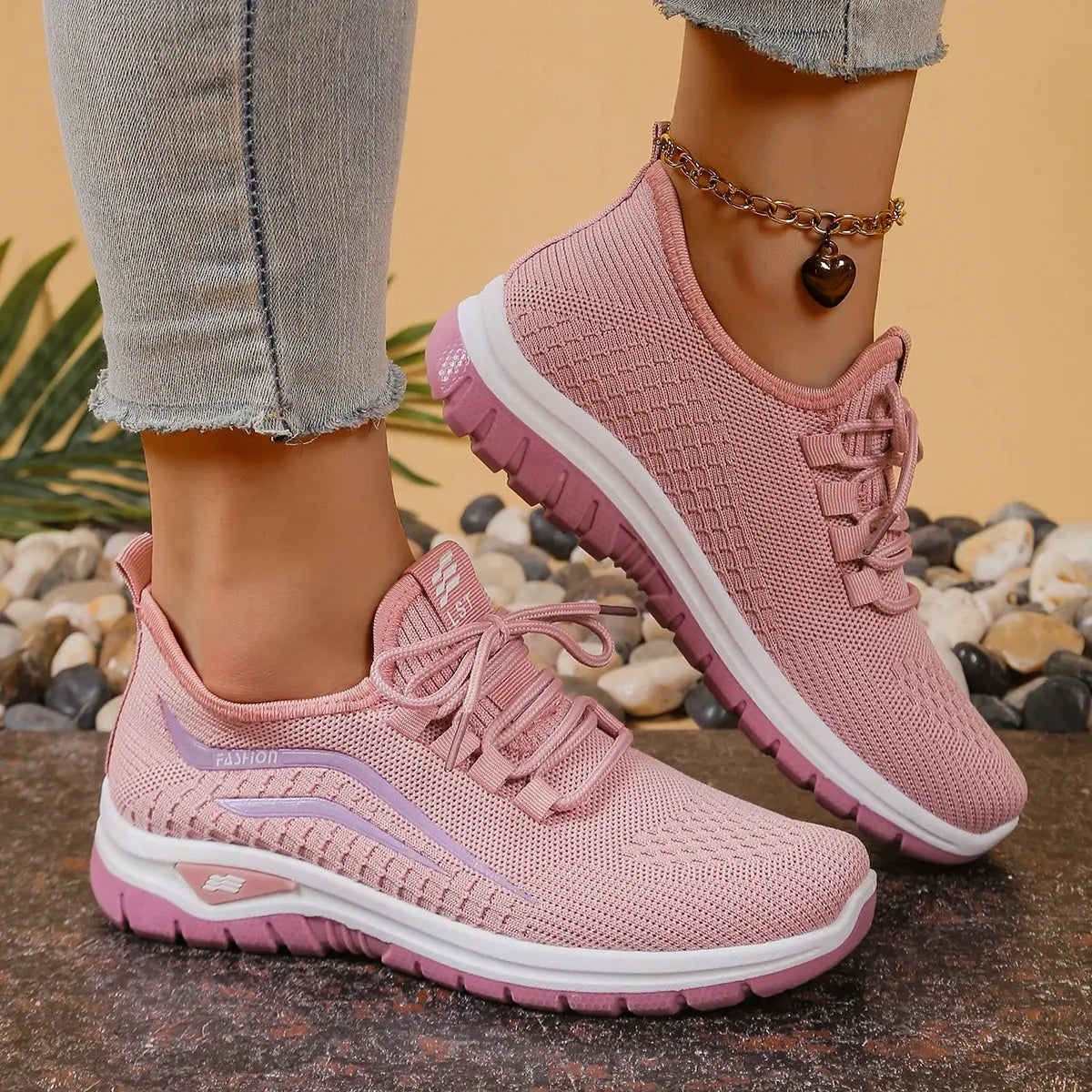 Women's shoes, soft soles, not tired feet,summer sneakers platform shoes, flying weaving, breathable women's sneakers shoes NovaCart