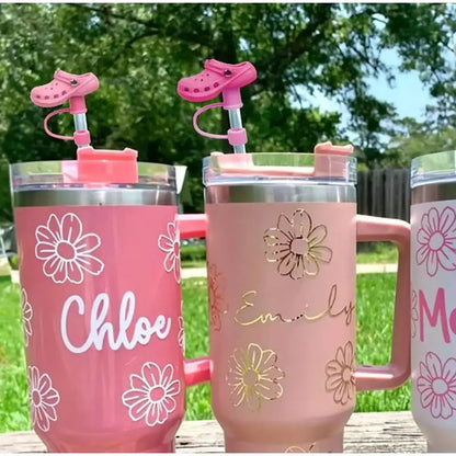 1PCS Cute Slipper Silicone Straw Cover For 30/40 Oz Stanley Cup Reusable 10mm Straw Cover Dust And Splash Proof Straw Cover NovaCart