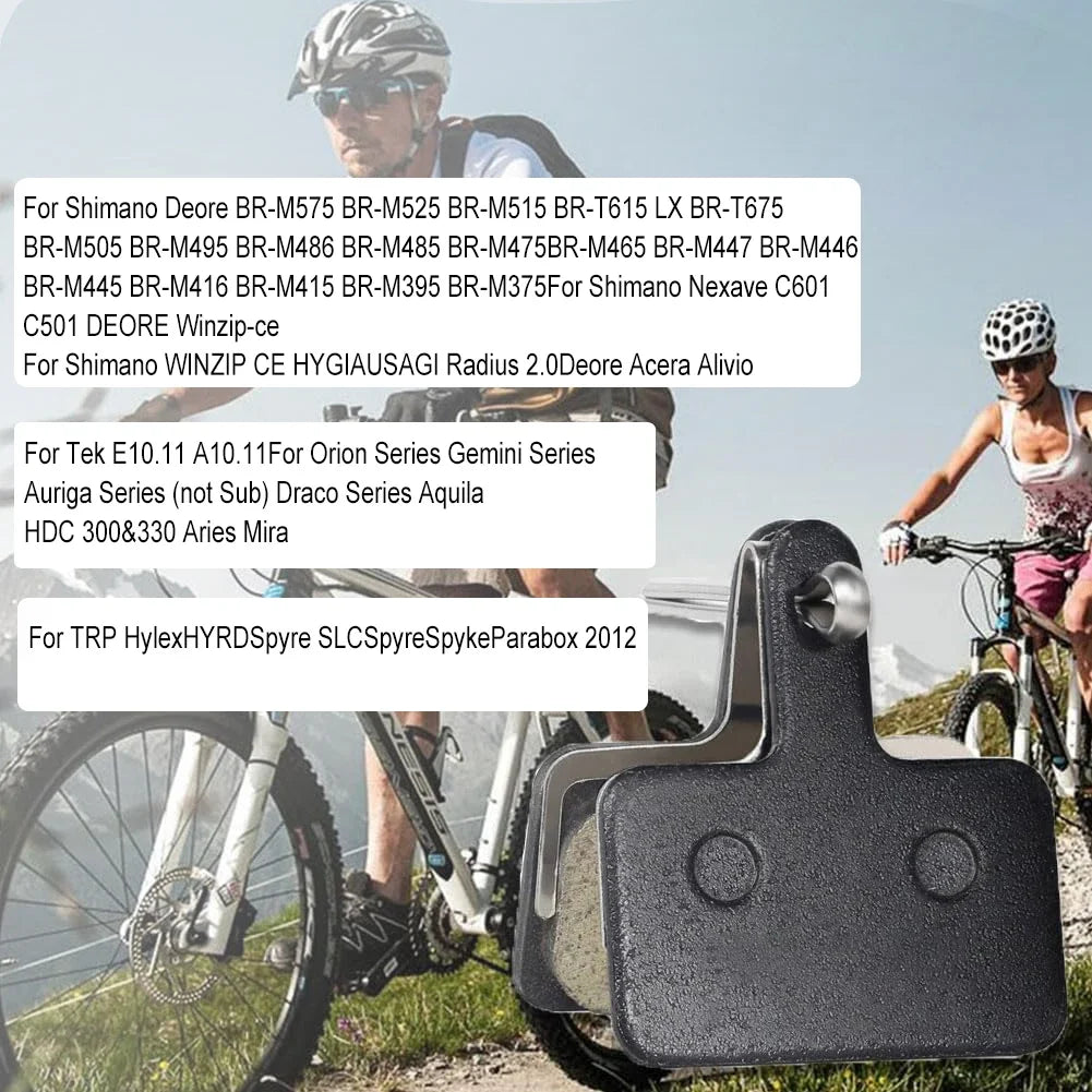 TESNO Bike Resin Disc Brake Pads - Wear-resistant Hydraulic Brake Pads Compatible with SHIMANO B01S/B03S/B05S MTB Parts Pi-Mart