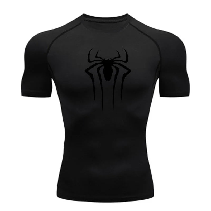 New Compression Shirt Men Fitness Gym Super Hero Sport Running T-Shirt Rashgard Tops Tee Quick Dry Short Sleeve T-Shirt For Men NovaCart