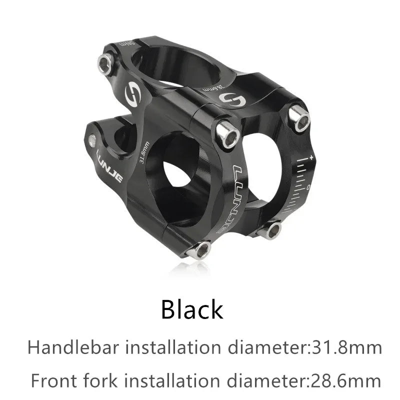 MTB Road Bike Stem CNC Mountain Bicycle Bridge Short Power 31.8mm High Strength Climbing Riser Pi-Mart