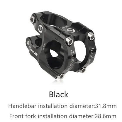 MTB Road Bike Stem CNC Mountain Bicycle Bridge Short Power 31.8mm High Strength Climbing Riser Pi-Mart