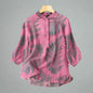 Vintage Cotton-Linen Button Down Blouse FitiqueFit