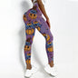 Disney Stitch Printed High Elasticity Tight  Fitness High Waist Pants