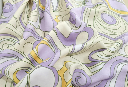 1 meter X 1.4 meter Geometric Patchwork Dress Fabric Soft Viscose Material