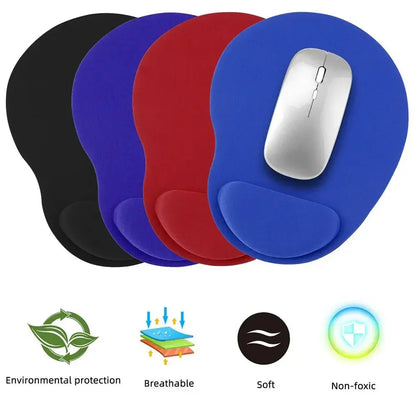 Ergonomic Wrist Rest Mouse Pad Comfortable Wrist Support Non Slip Mice Mat Soft Mousepad For PC Laptop Computer Pi-Mart