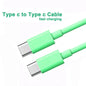 PD 60W USB C to USB Type C Cable Fast Charge Data Cable For Iphone 15 15Pro Huawei Samsung Xiaomi Data Line Black White 1M 2M 3M Pi-Mart