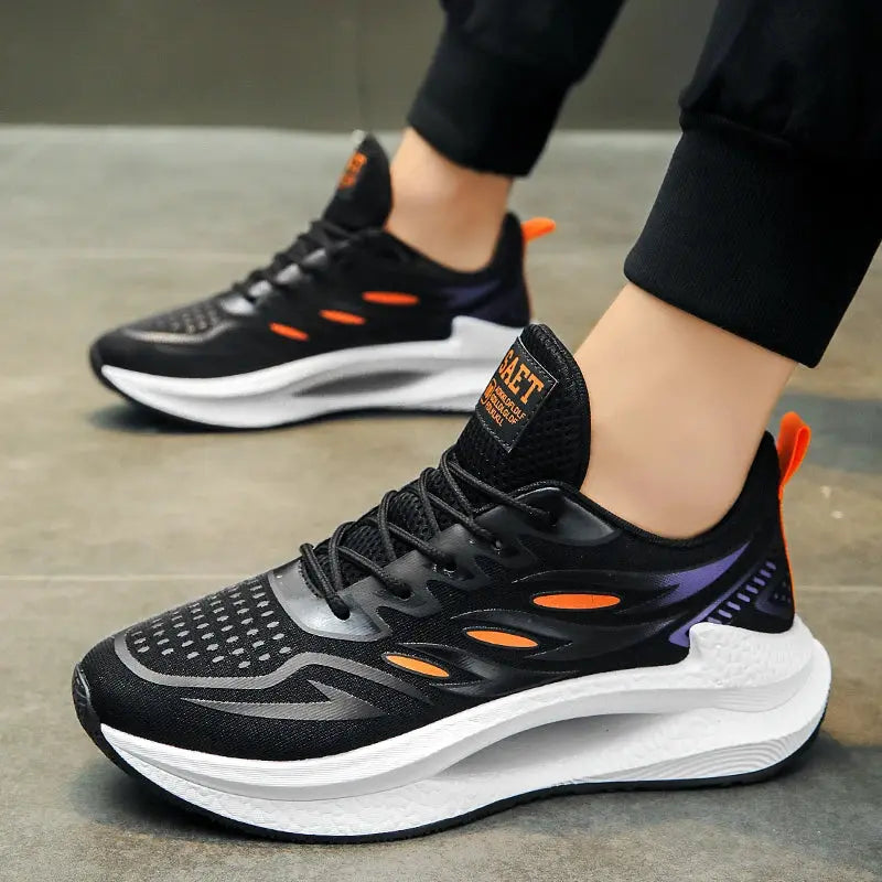 Men's Breathable Sports Shoes Spring New Mesh Casual Fashion Versatile Trendy Men's Shoes Summer Running Shoes Suitable for Outdoor Sports NovaCart