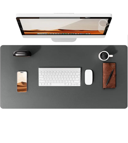 Large Mouse Pad,Office Desk Mat, Leather Desk Pad Protector, Non-Slip PU Leather Desk Blotter, Laptop Desk Pad Pi-Mart