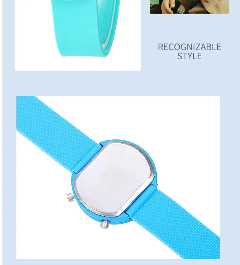 Fashion Digital Watch for Women Simple Men's LED Wrist Watch  Silicone Strap Casual Sports Ladies Watch Clock Gift Reloj Mujer NovaCart