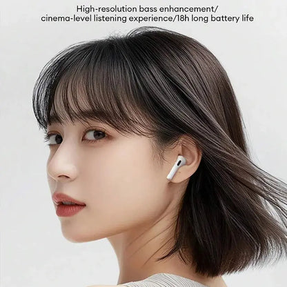 AT2-Wireless headphones with noise cancellation, in-ear type, equipped with a charging case, high-fidelity stereo sound. NovaCart
