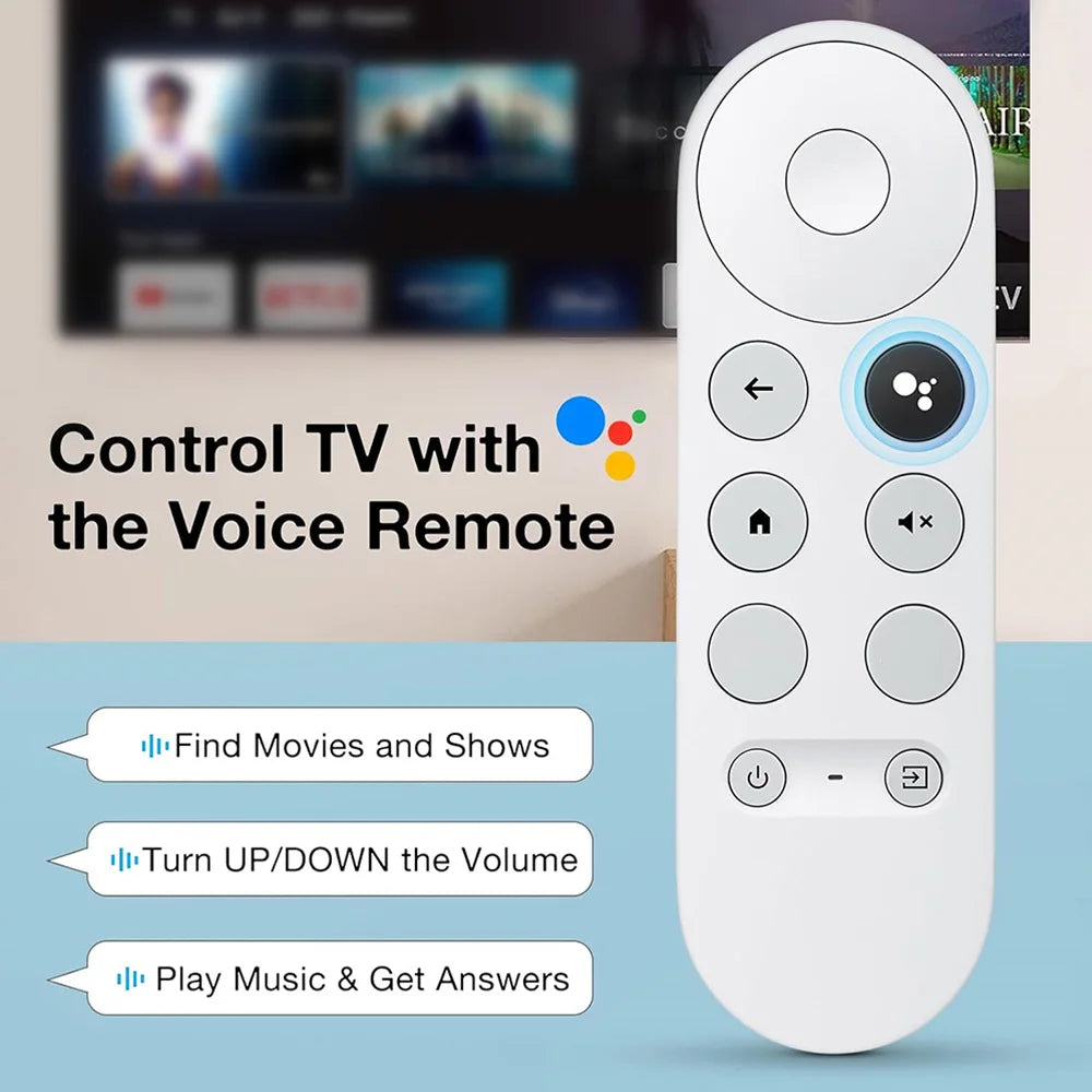 G9N9N Replacement Voice Remote Control  for Google Chromecast 4K Snow Streaming Stick Smart TV Pi-Mart