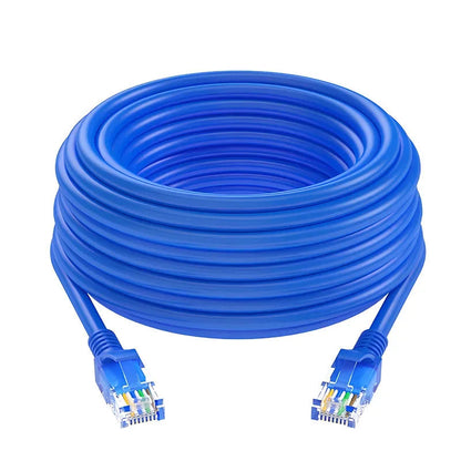 0.5/1/2/3/5/10/15/20/30/50M Cat6 Ethernet Cable RJ45 UTP 1000Mbps Network Cord LAN Wire Internet Lead Cord Router Computer Cable Pi-Mart
