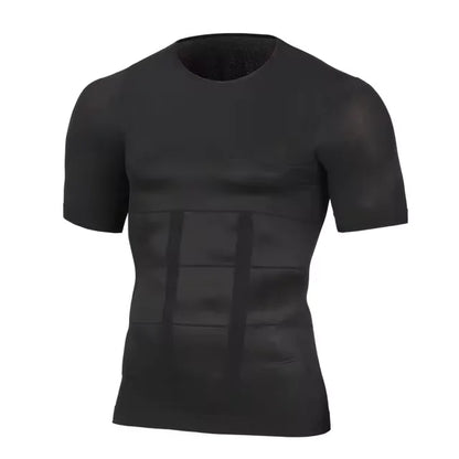 Mens Slimming Body Shaper Compression Shirt Tummy Control Slimmer Shapewear Gynecomastia Undershirt Posture Corrector Tops NovaCart