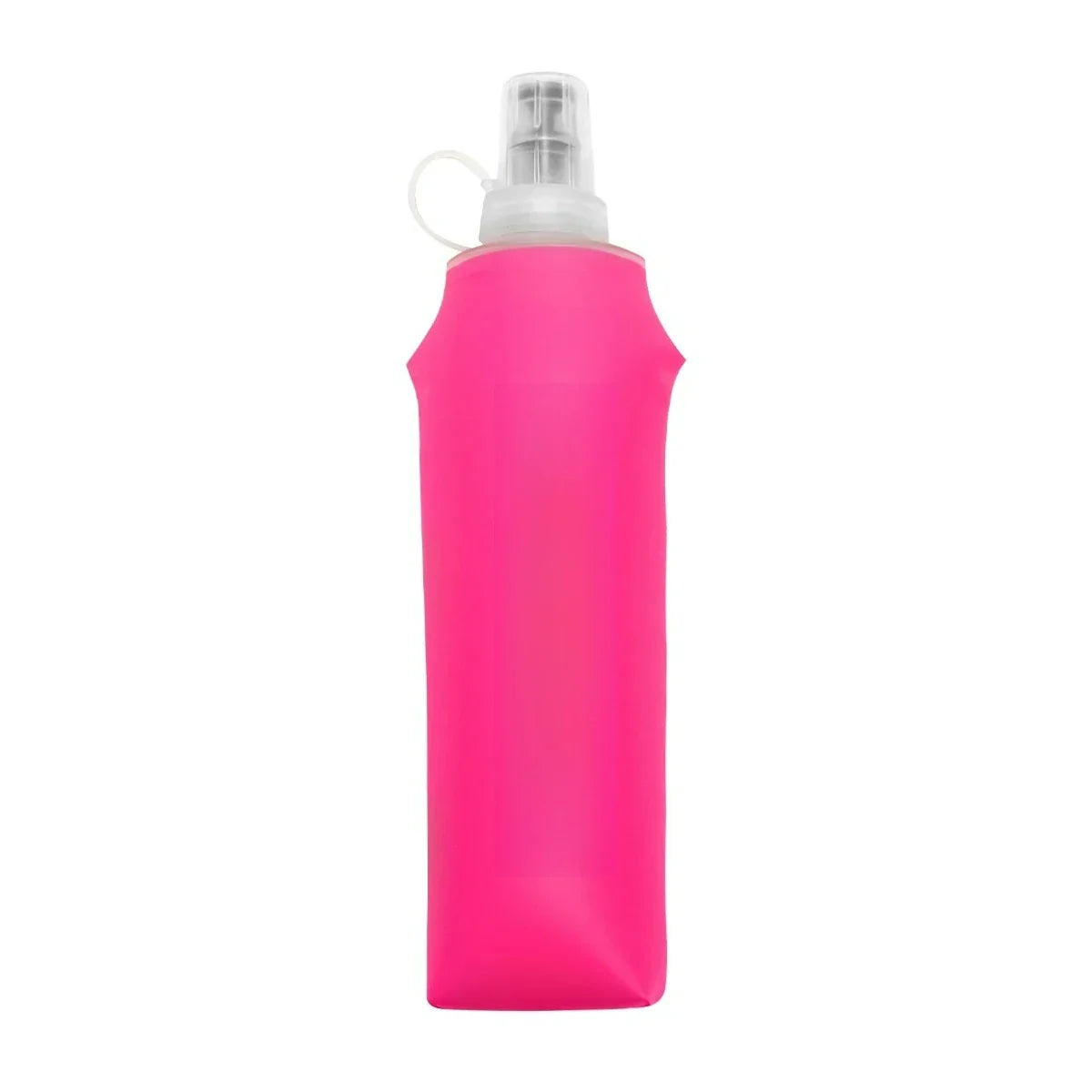 150ml/250ml/500ml Collapsible Silicone Water Bottle with Bite Valve, Outdoor Portable for Running Camping Hiking Travel Pi-Mart