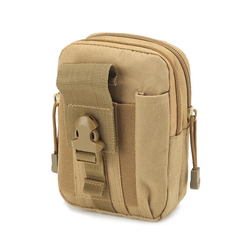Molle Pouch Belt Waist Pack Men Small Pocket Survival Tool Bag for Running Travel Camping Hunting Airsoft Pi-Mart