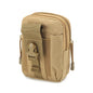 Molle Pouch Belt Waist Pack Men Small Pocket Survival Tool Bag for Running Travel Camping Hunting Airsoft Pi-Mart