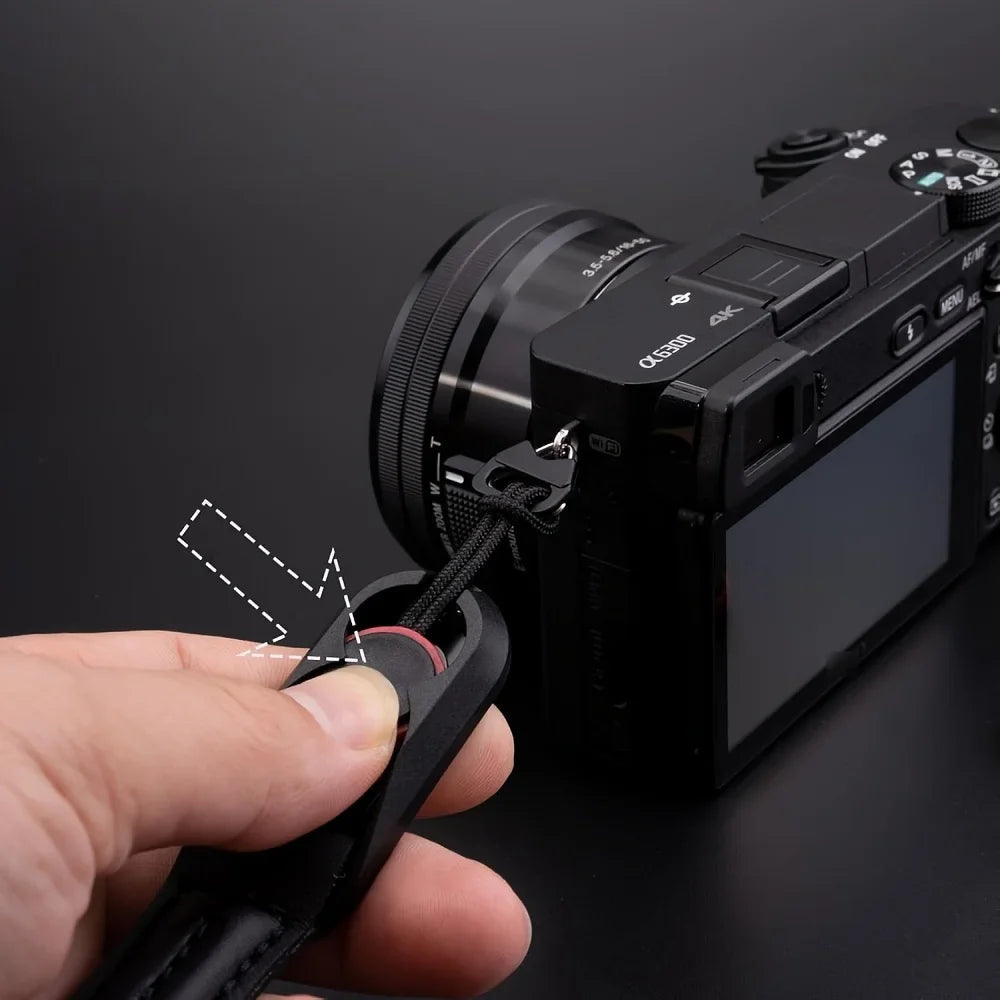 Quick Release Round Rope Camera Strap Fast Detachable Shoulder Strap for DSLR Mirrorless Camera Adjustable Camera Neck Strap Pi-Mart
