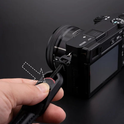 Quick Release Round Rope Camera Strap Fast Detachable Shoulder Strap for DSLR Mirrorless Camera Adjustable Camera Neck Strap Pi-Mart